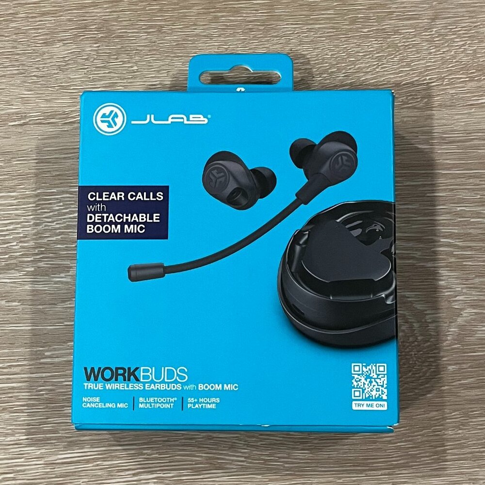MLS JLab Work Buds True Wireless Bluetooth In-Ear Headset - Black